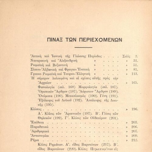 24 x 16 εκ. 88 σ. + 3 σ. χ.α., όπου στη σ. 165 κτητορική σφραγίδα CPC, στη σ. [254] «Πί